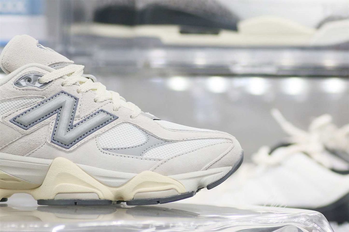 New Balance 9060 Sea Salt White