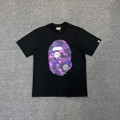 BAPE Purple Color Camo By Bathing Tee