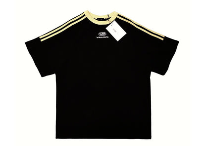 WE11D0NE Patchwork Embroidered LettersT-Shirt