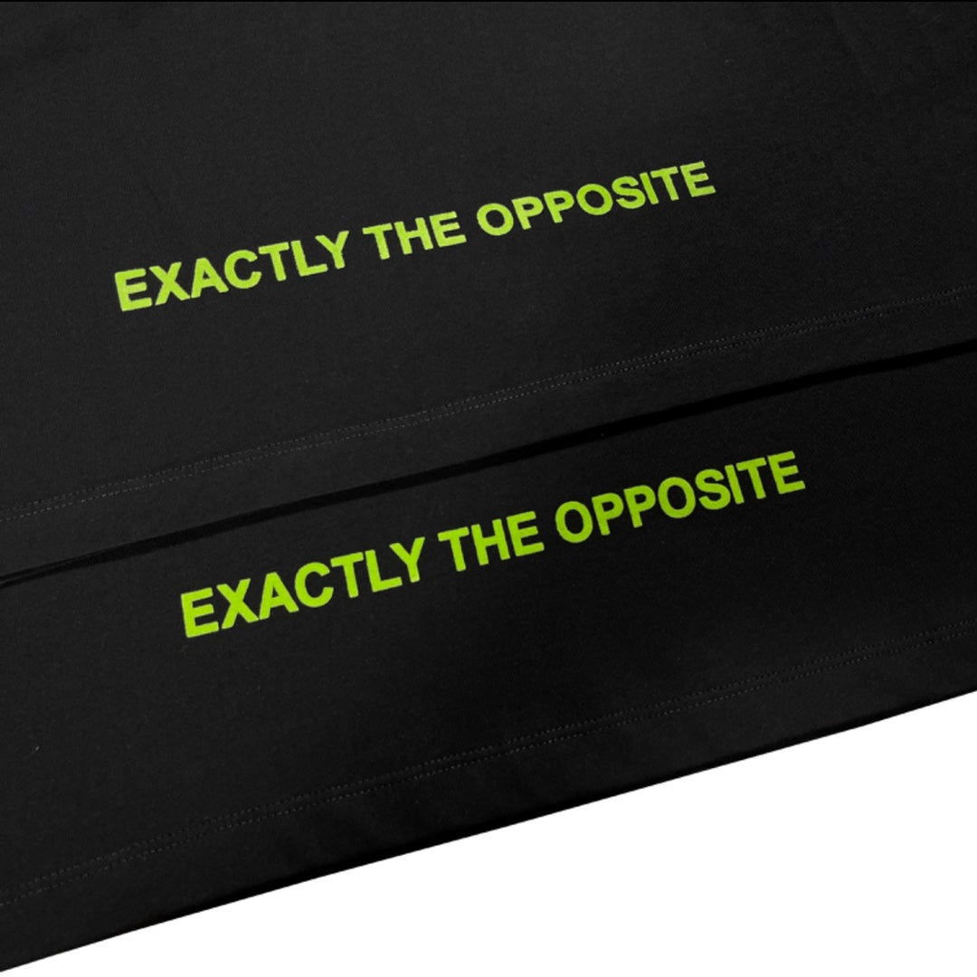 Ow23ss embroidery printing flocking letter short sleeves