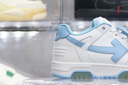 OFF-WHITE White & Blue Out Of Office Sneakers 8LDKPOXO