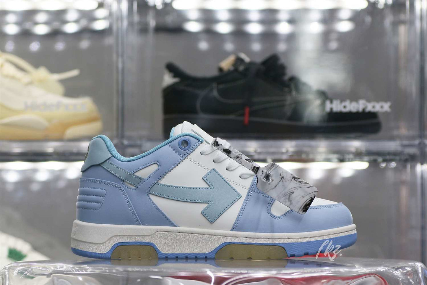 OFF-WHITE Blue & White Out Of Office Sneakers O84G7UD6
