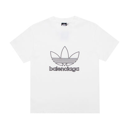 Adidas New clover embroidery logo short sleeves
