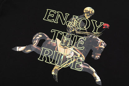 Travis Scott Concert retro art letter printing short sleeves