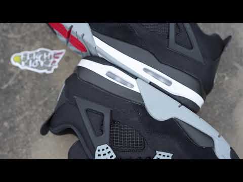 Air Jordan 4 SE Black Canvas 2022