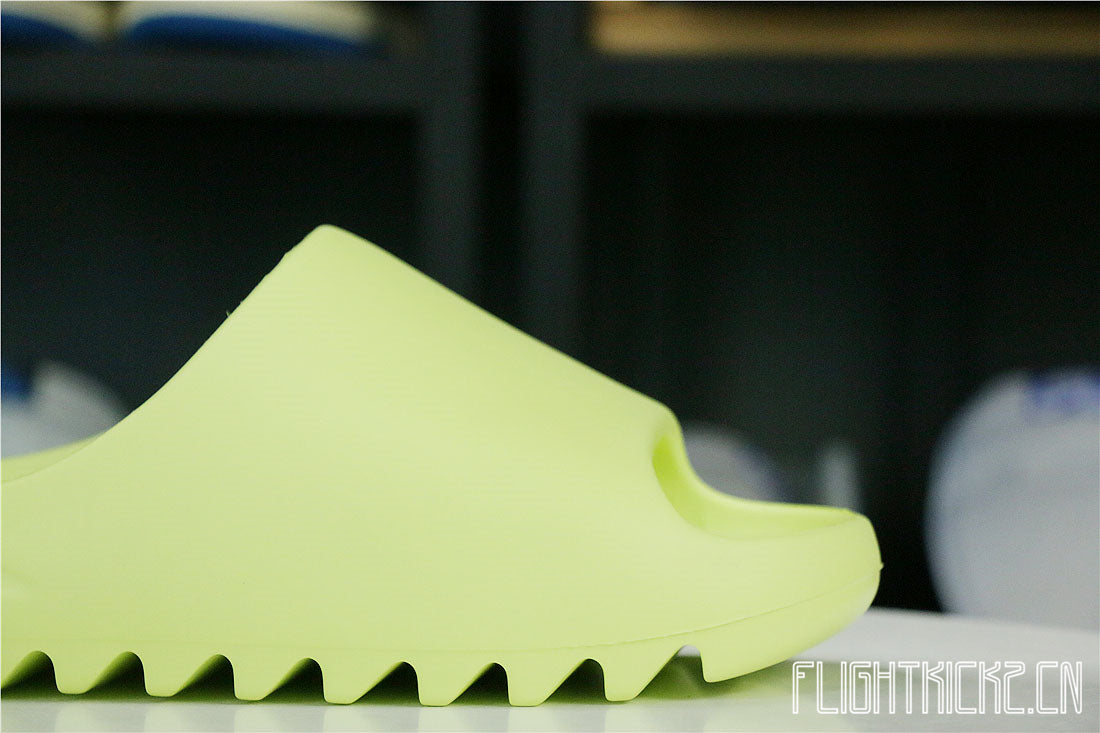 Yeezy Slides Glow Green 2021A1 Batch