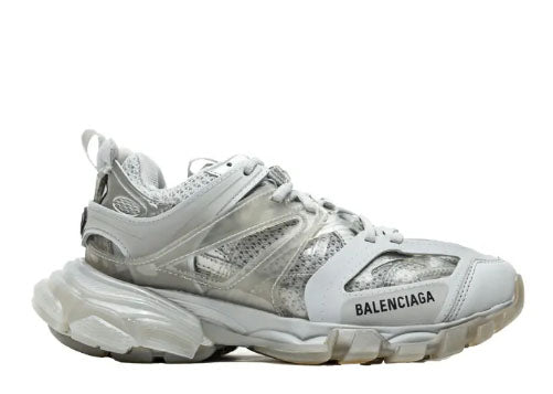 Balenciag* Track Sneaker Clear Sole Light Grey