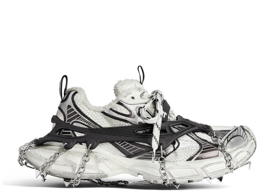 B@lenciag* 3XL Ski Sneaker in White (Removable footwear chains)