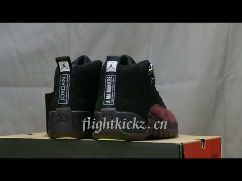 A Ma Mani茅re x Air Jordan 12 Retro Black 2022
