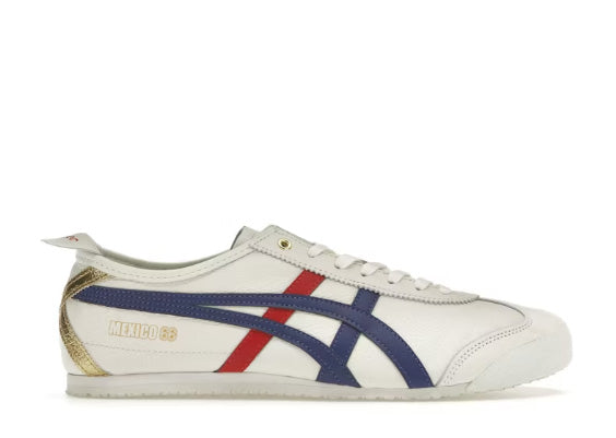 ASICS Mexico 66 White Blue Red Metallic Gold