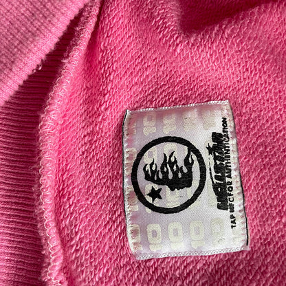 Hell$tar Studios vintage washed hoodie Pink