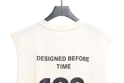 RRR123 x Fear OF God joint black print vest