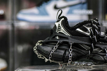 Balenciag* 3XL Ski Sneaker in Black ((Removable footwear chains) )