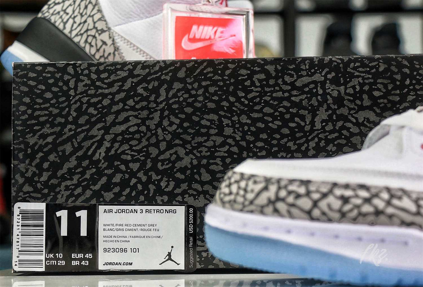 Air Jordan 3 Retro Free Throw Line White Cement 2018