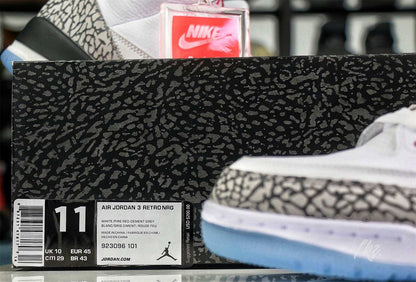Air Jordan 3 Retro Free Throw Line White Cement 2018