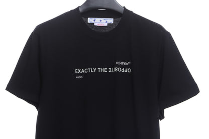 OW reverse letter slogan short sleeves STW1YZ7S
