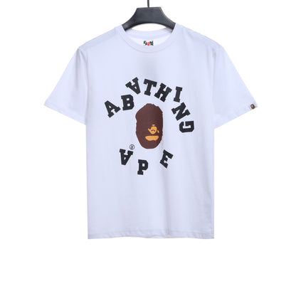 BAPE reverse ape initials printing short sleeves