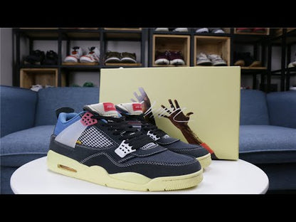 Union LA X Air Jordan 4 Retro Off Noir(GS) (LN5 A1 Batch)