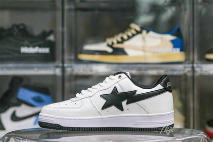 OFF-WHITE JJJJound x Bapesta White Black