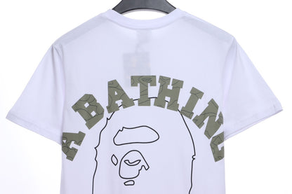 BAPE sketch ape-man head with short sleeves