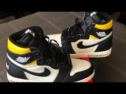 Air Jordan 1 Retro Not For Resale Yellow 2018