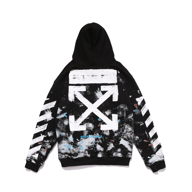 OFF-WHITE Starry Sky Fireworks Hoodie
