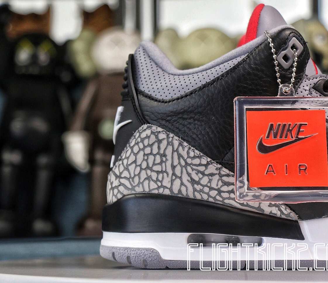 Air Jordan 3 OG Black Cement 2018