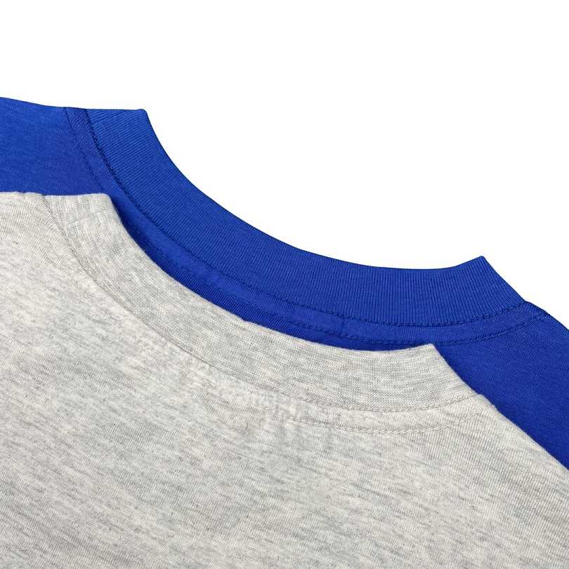 Fog double-line charity cloth short sleeves light gray