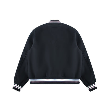Stussy FW24 Embroidery ArmsVarsity Jacket