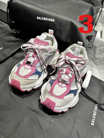 Balenciag* Cargo Sneaker Grey Black Yellow