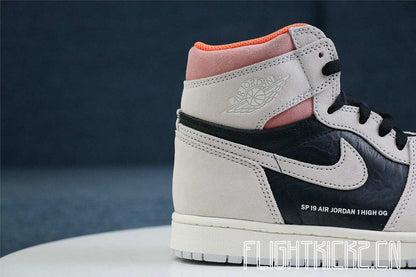 Air Jordan 1 Retro High OG Grey Crimson 2019