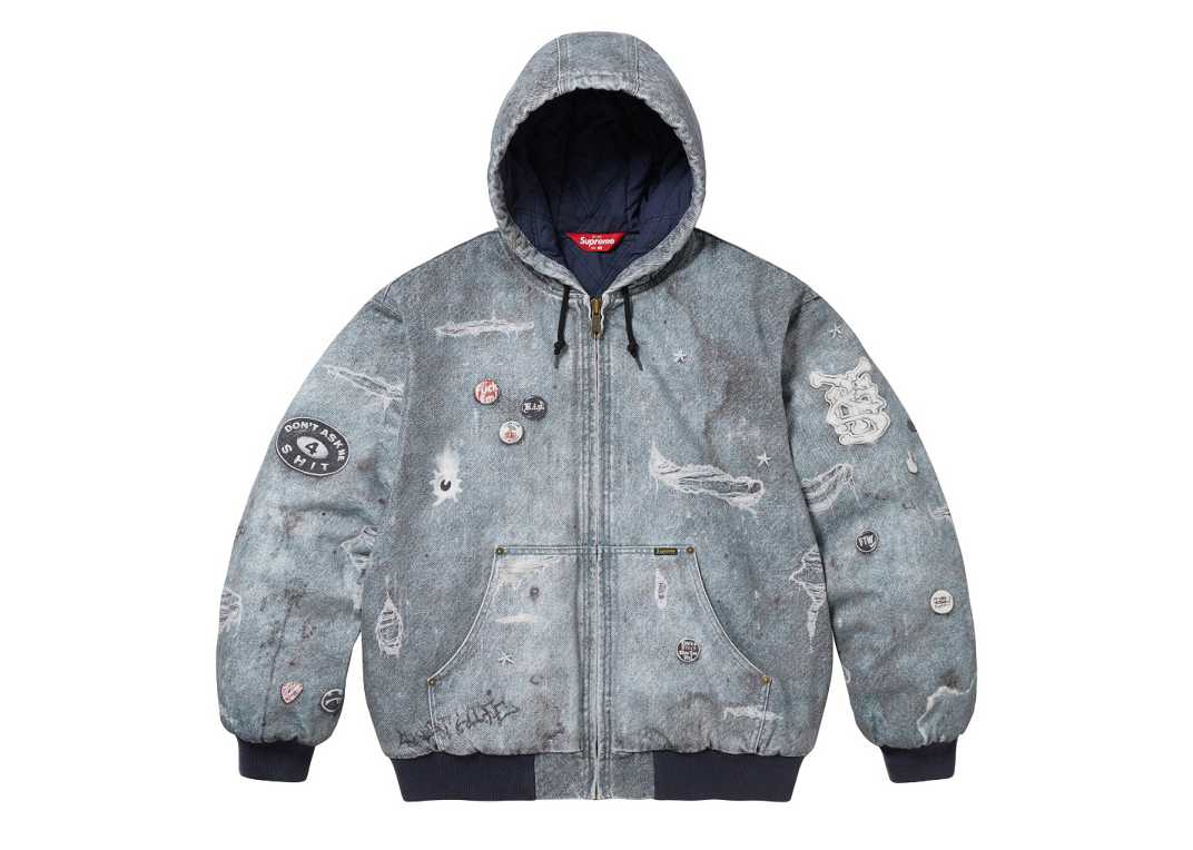 Suprem3 HJR TROMPE LOEIL HOODED WORK JACKET