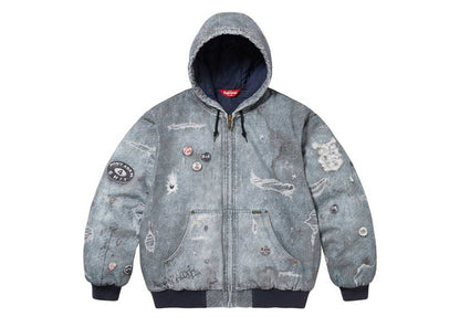 Suprem3 HJR TROMPE LOEIL HOODED WORK JACKET