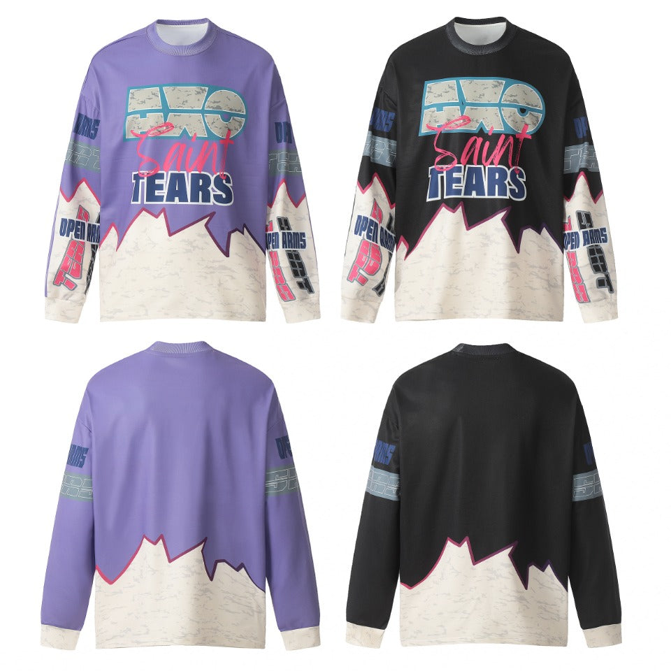 Saint Mich@el Tears AXO Full Print Long Sleeve