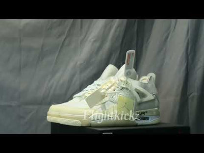 Off White x Air Jordan 4 Sail 2020 (LN5 A1 Batch)