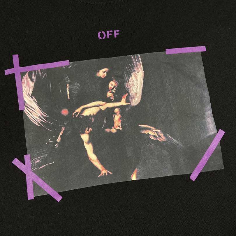 Ow Purple Arrow religious short sleeves