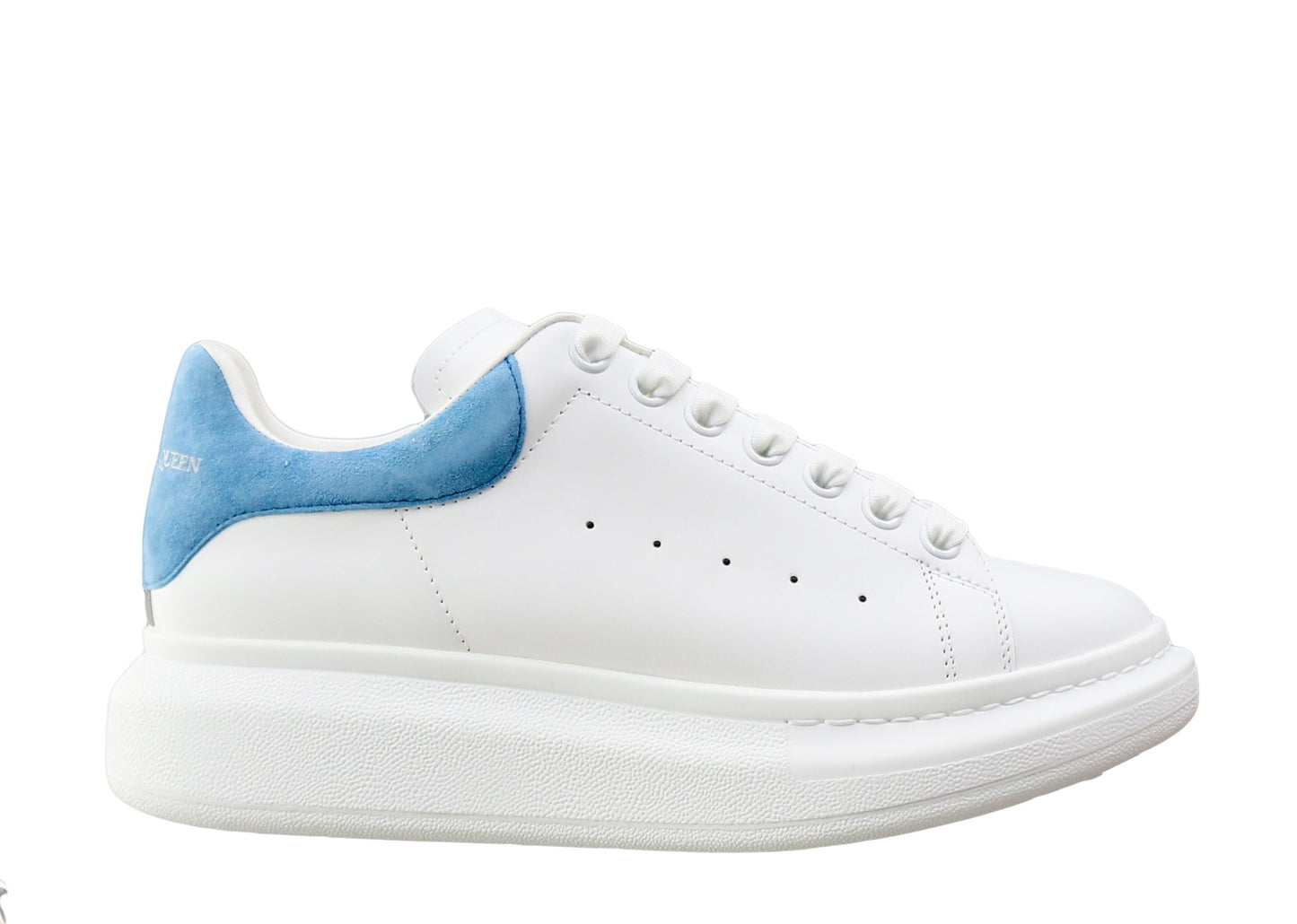 Alexander McQueen Oversized Sneaker White Ivory Blue