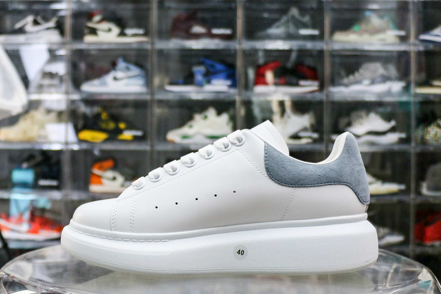 Alexander McQueen Oversized Sneaker White Dream Blue
