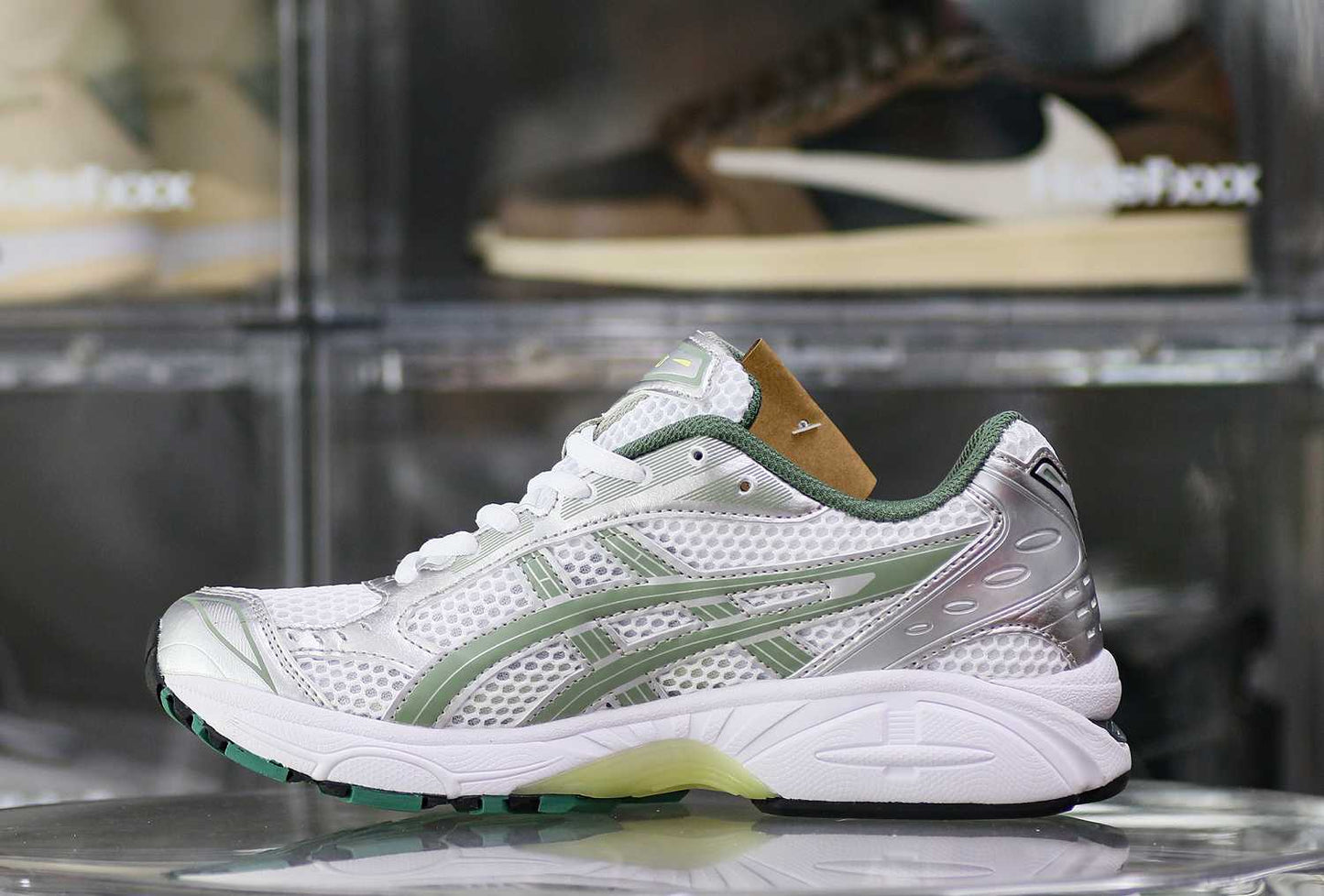 Gel Kayano 14 White Pure Silver Slate Grey Sage