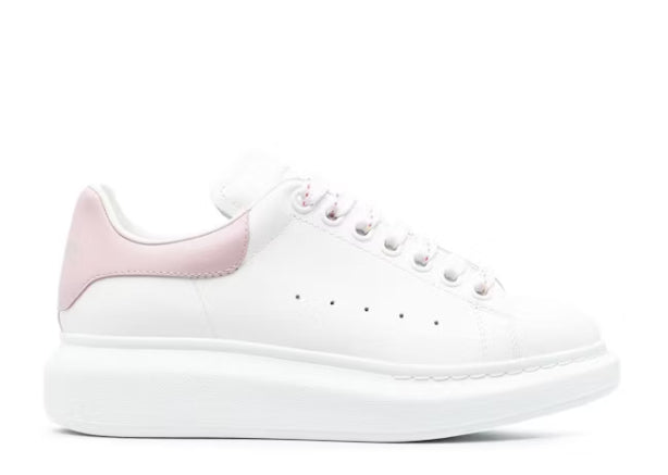 Alexander McQueen Oversized Sneaker White Light Pink Leather