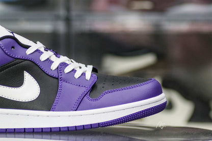 Air Jordan 1 Low Retro Court Purple Black 2020