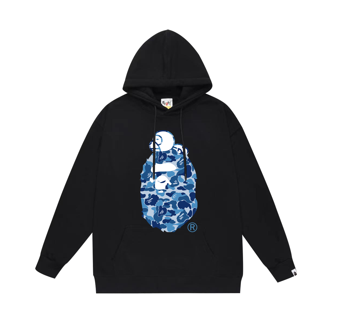 BAPE Sleepy Monkey Ape Head graphic hoodie