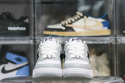 OFF-WHITE A Bathing Ape Bape Sta Low Grey Black