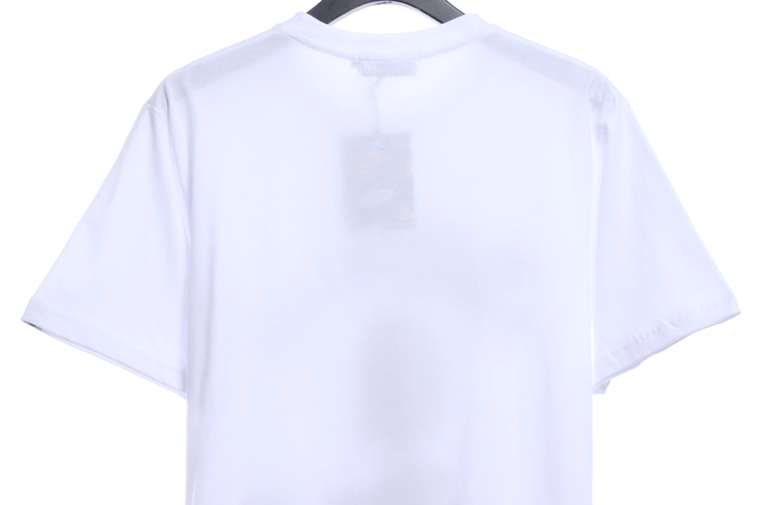 BAPE ape head logo colorful print short sleeves