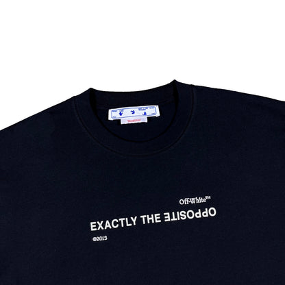 Ow reverse letter slogan short sleeves ZUPJUAK4