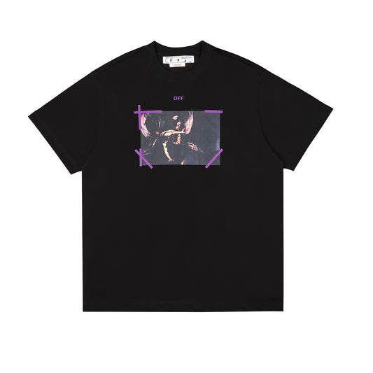Ow Purple Arrow religious short sleeves