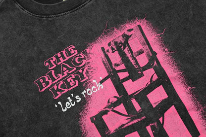 Gallery Dep Dark seat printing and washing to make old short sleeves