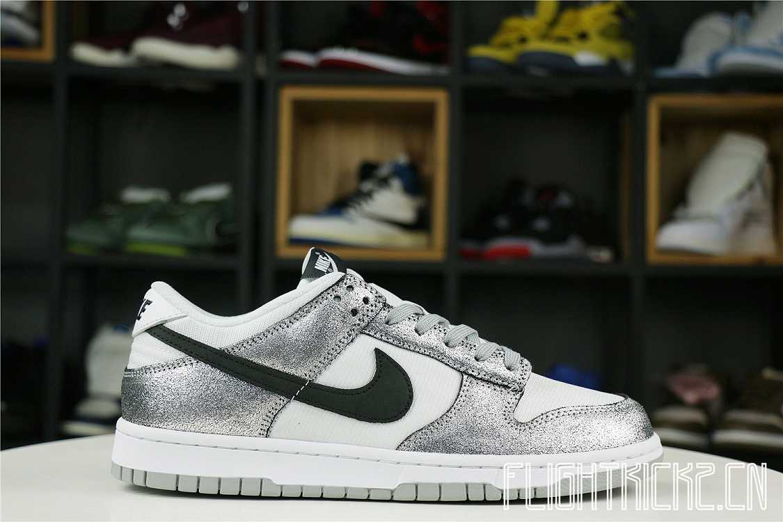 Nike Dunk Low Golden Gals Metallic Silver
