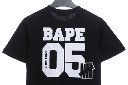 BAPE co-signed UDF camouflage five-bar short sleeves