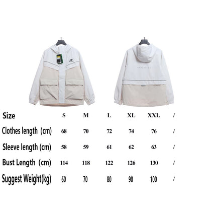 NB color contrast tooling jacket